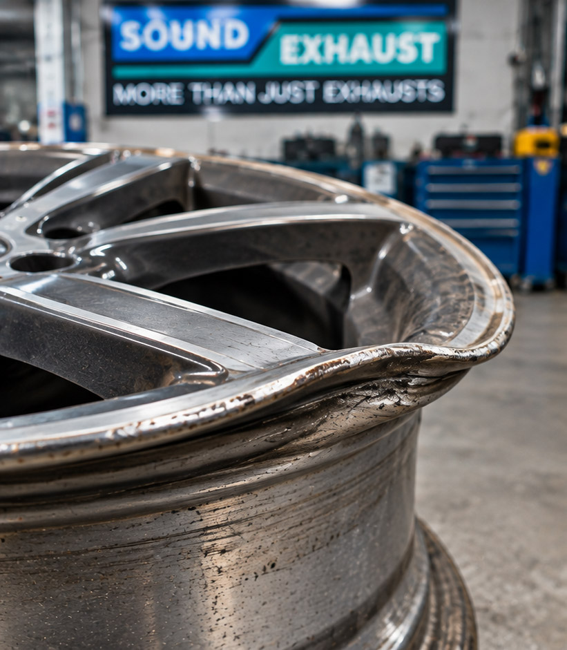 Damaged wheel and rim repair Shepparton